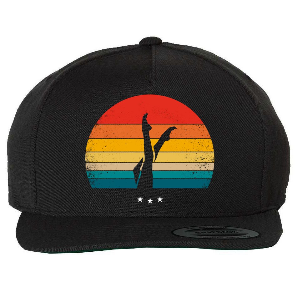 Synchronized Swimming Retro Gift Wool Snapback Cap