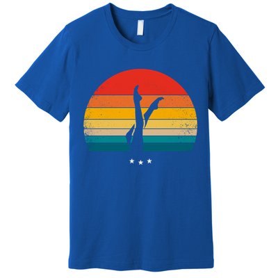 Synchronized Swimming Retro Gift Premium T-Shirt