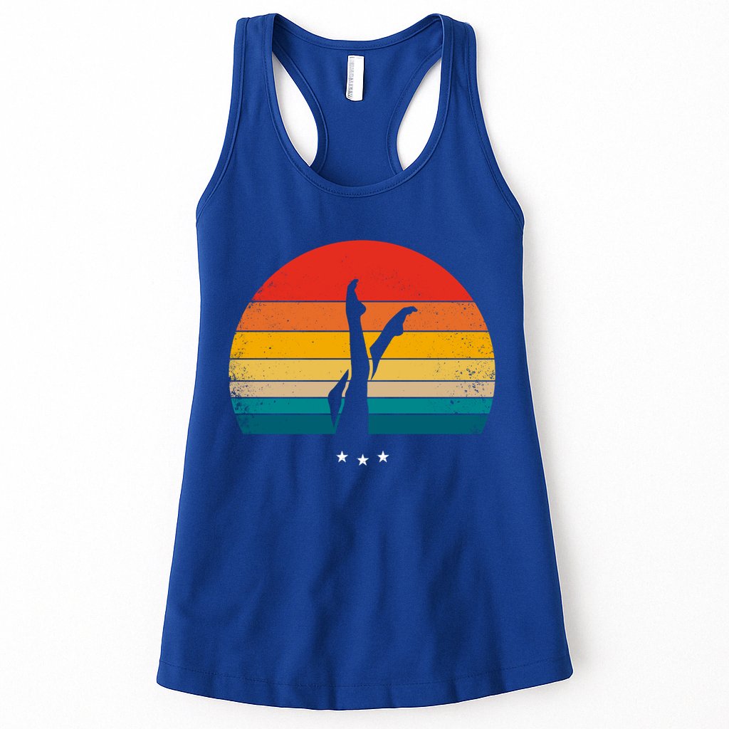 Synchronized Swimming Retro Gift Womens Tank Top
