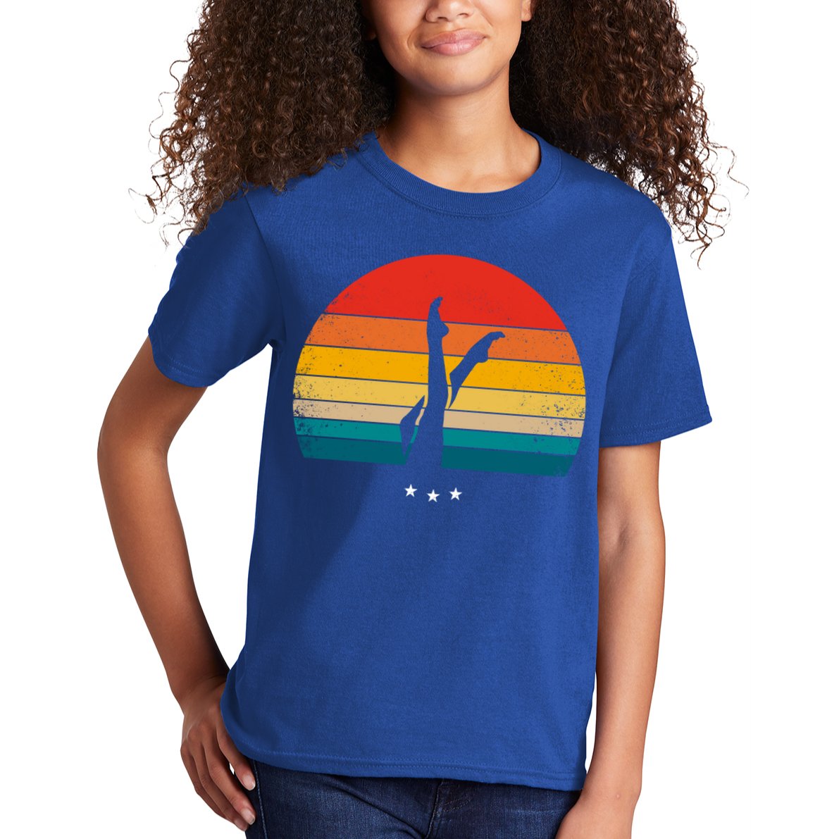 Synchronized Swimming Retro Gift Kids T-Shirt