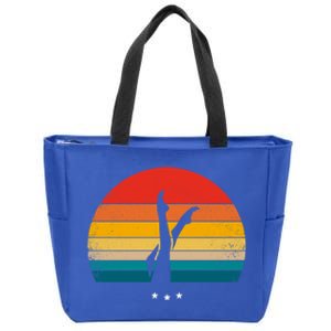 Synchronized Swimming Retro Gift Zip Tote Bag