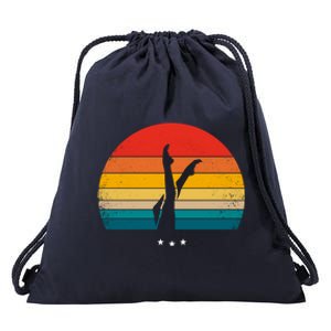 Synchronized Swimming Retro Gift Drawstring Bag