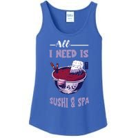 Sushi Spa Ra Bowl Japanese Foodie Asian Food Sushi Lover Gift Ladies Essential Tank