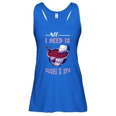 Sushi Spa Ra Bowl Japanese Foodie Asian Food Sushi Lover Gift Ladies Essential Flowy Tank