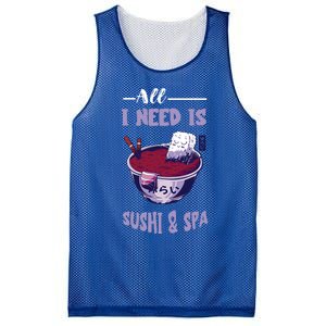 Sushi Spa Ra Bowl Japanese Foodie Asian Food Sushi Lover Gift Mesh Reversible Basketball Jersey Tank