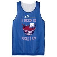 Sushi Spa Ra Bowl Japanese Foodie Asian Food Sushi Lover Gift Mesh Reversible Basketball Jersey Tank