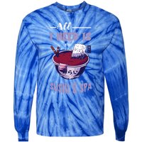 Sushi Spa Ra Bowl Japanese Foodie Asian Food Sushi Lover Gift Tie-Dye Long Sleeve Shirt