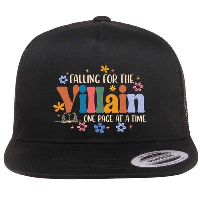 Spicy Smut Reader Falling For The Villain One Page At A Time Flat Bill Trucker Hat