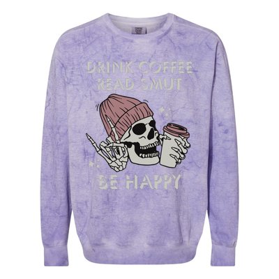 Smut Stfuattdlagg Reader Spicy Book Colorblast Crewneck Sweatshirt