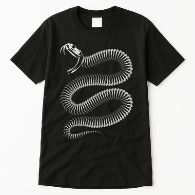 Snake Skeleton Reptile Python Cobra Herpetologist Tall T-Shirt