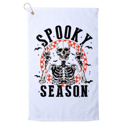 Spooky Season Retro Halloween Platinum Collection Golf Towel