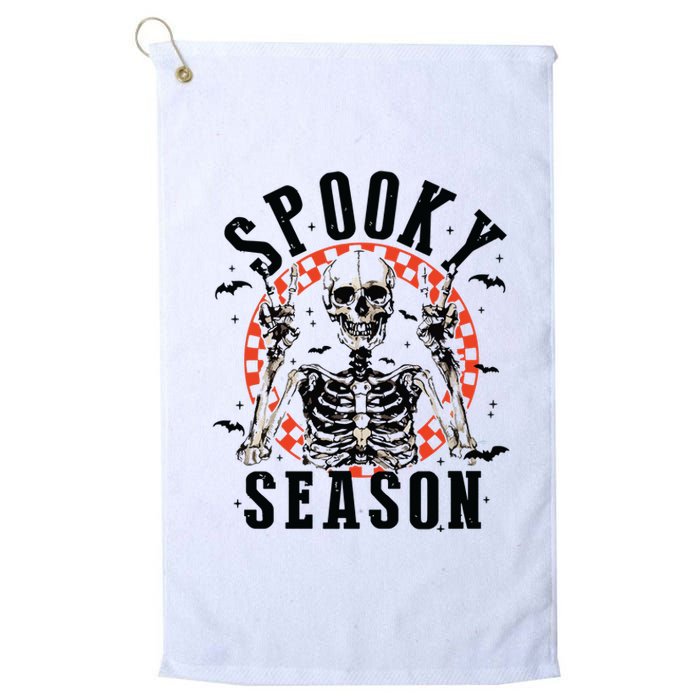 Spooky Season Retro Halloween Platinum Collection Golf Towel