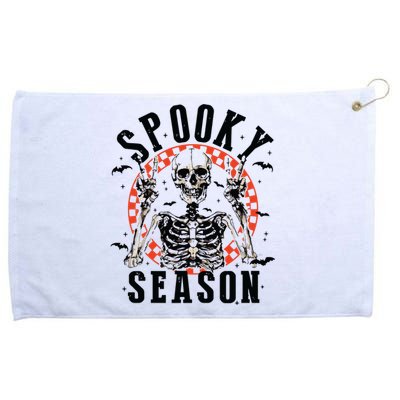 Spooky Season Retro Halloween Grommeted Golf Towel