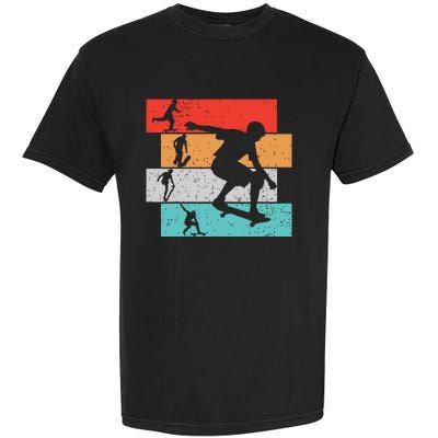 Skater Skateboarder Retro Skateboard Boy Garment-Dyed Heavyweight T-Shirt