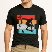 Skater Skateboarder Retro Skateboard Boy Cooling Performance Crew T-Shirt