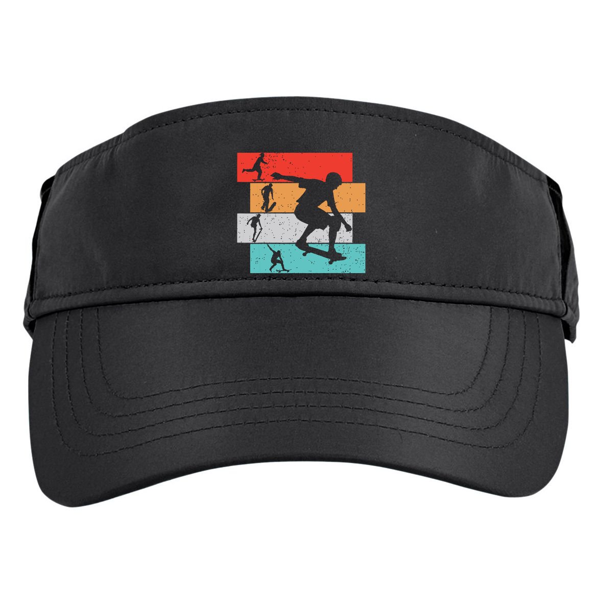 Skater Skateboarder Retro Skateboard Boy Adult Drive Performance Visor