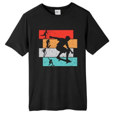 Skater Skateboarder Retro Skateboard Boy Tall Fusion ChromaSoft Performance T-Shirt