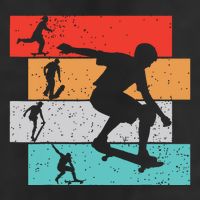 Skater Skateboarder Retro Skateboard Boy 11oz C Handle Ceramic Mug