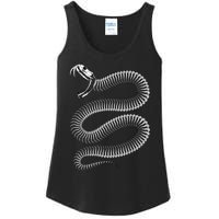 Snake Skeleton Reptile Python Cobra Herpetologist Ladies Essential Tank