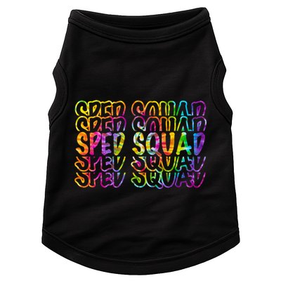 Sped Squad Rainbow Colorful Doggie Tank