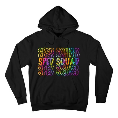 Sped Squad Rainbow Colorful Hoodie