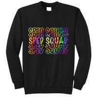 Sped Squad Rainbow Colorful Sweatshirt