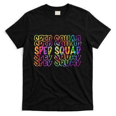 Sped Squad Rainbow Colorful T-Shirt