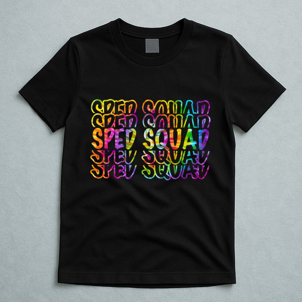 Sped Squad Rainbow Colorful T-Shirt