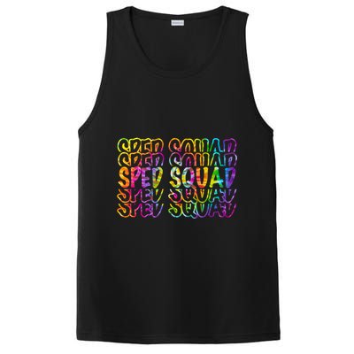 Sped Squad Rainbow Colorful PosiCharge Competitor Tank