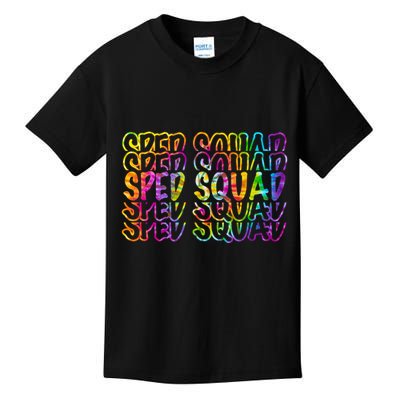 Sped Squad Rainbow Colorful Kids T-Shirt