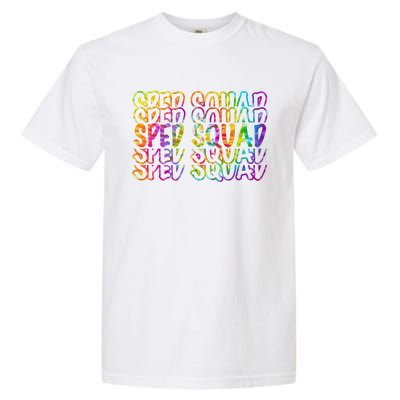 Sped Squad Rainbow Colorful Garment-Dyed Heavyweight T-Shirt