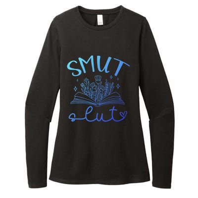 Smut Slutt Reading Smut Book Lover Bookworm Bookish Reader Gift Womens CVC Long Sleeve Shirt