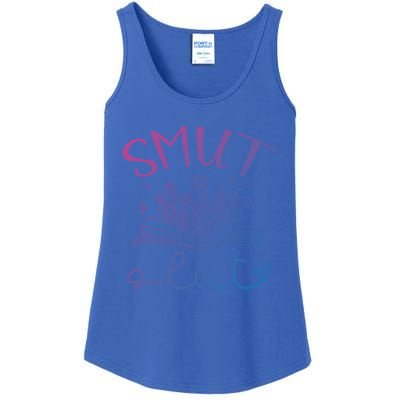 Smut Slutt Reading Smut Book Lover Bookworm Bookish Reader Gift Ladies Essential Tank