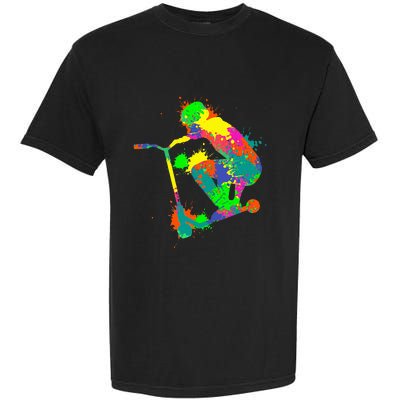 Stunt Scooter Rider Garment-Dyed Heavyweight T-Shirt