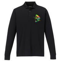 Stunt Scooter Rider Performance Long Sleeve Polo