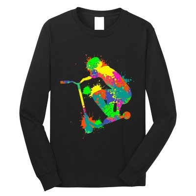 Stunt Scooter Rider Long Sleeve Shirt