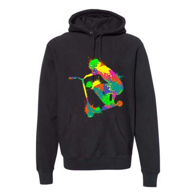 Stunt Scooter Rider Premium Hoodie