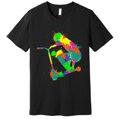 Stunt Scooter Rider Premium T-Shirt