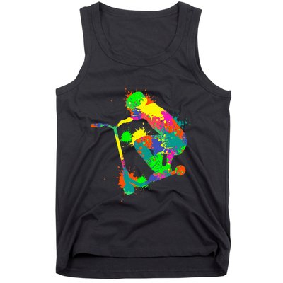 Stunt Scooter Rider Tank Top