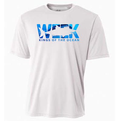 Shark Summer Retro Vintage Kings Of The Ocean Week 2024 Cooling Performance Crew T-Shirt