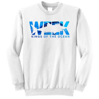 Shark Summer Retro Vintage Kings Of The Ocean Week 2024 Sweatshirt