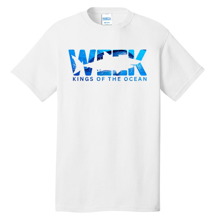 Shark Summer Retro Vintage Kings Of The Ocean Week 2024 Tall T-Shirt