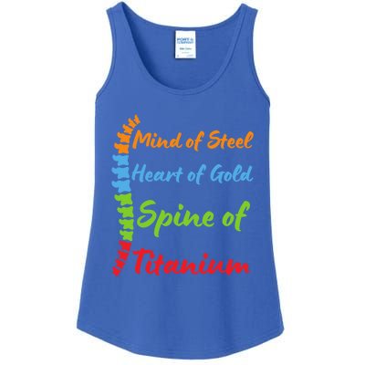 Spinal Surgery Recovery Scoliosis Awareness Month Meaningful Gift Ladies Essential Tank