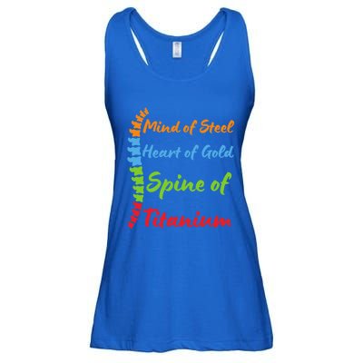 Spinal Surgery Recovery Scoliosis Awareness Month Meaningful Gift Ladies Essential Flowy Tank