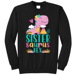 Sister Saurus Rex Dinosaur Dino Design for Sweatshirt