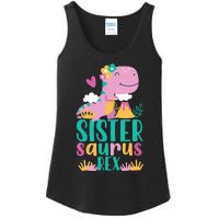 Sister Saurus Rex Dinosaur Dino Design for Ladies Essential Tank