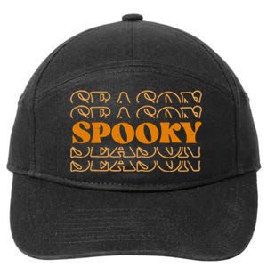 Spooky Season Retro Halloween 7-Panel Snapback Hat