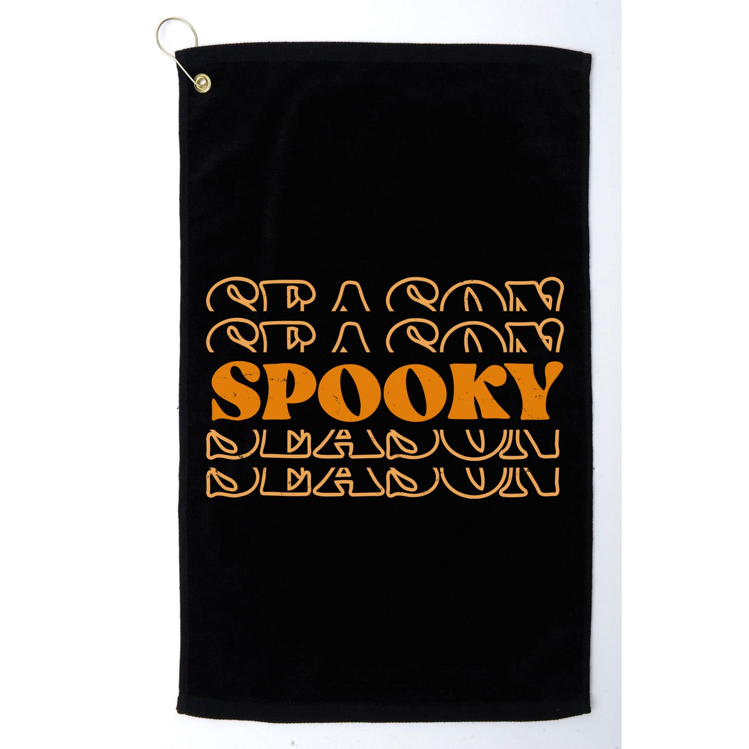 Spooky Season Retro Halloween Golf Towel