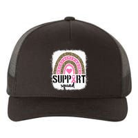 Support Squad Rainbow Pink Warrior Breast Cancer Awareness Yupoong Adult 5-Panel Trucker Hat