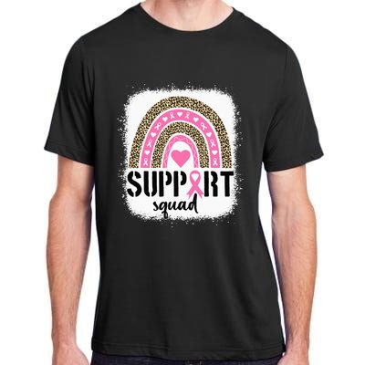 Support Squad Rainbow Pink Warrior Breast Cancer Awareness Adult ChromaSoft Performance T-Shirt